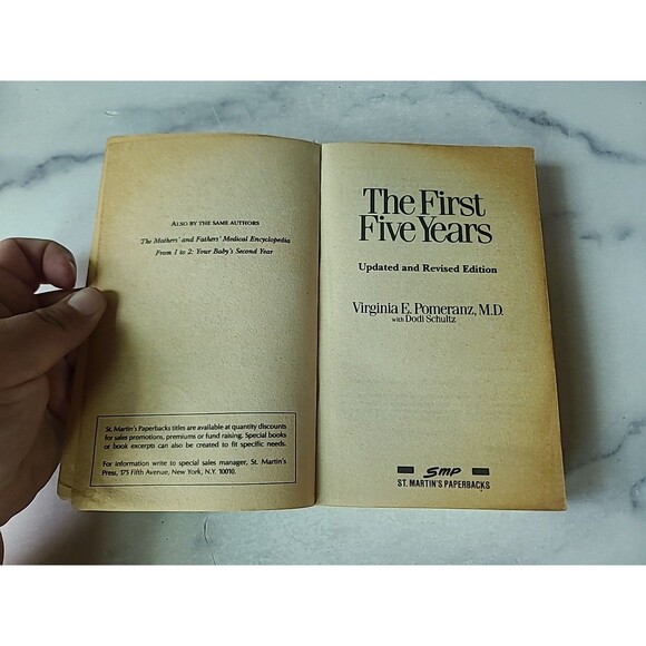 The First Five Years By Virginia E. Pomeranz, M.D. Paperback - Picture 3 of 10